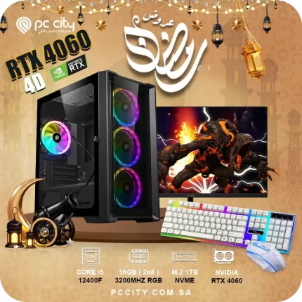 Game Console , PC Gamer , Graphics Card , RTX-3060-12GB-I5-12400F-16GBRAM 3200MHZ-M.2-1TB