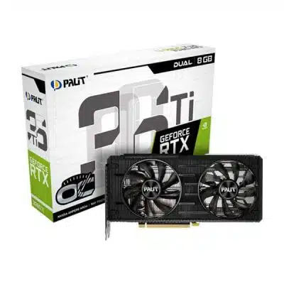كرت شاشه PALIT GeForce RTX™ 3060 Ti Dual OC 8G