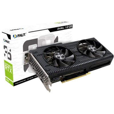 كرت شاشه PALIT GeForce RTX™ 3060 Dual 12G