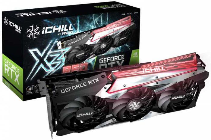 كرت الشاشة INNO3D GEFORCE RTX 3060 ICHILL X3 RED