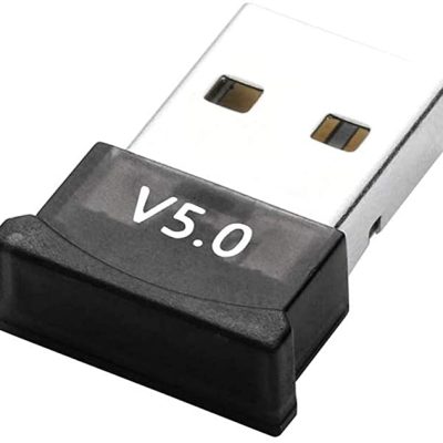 Wireless Bluetooth USB 5.0 Adapter Dongle محول يو اس بي دونجل لاسلكي بلوتوث