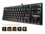 لوحة مفاتيح الألعاب الميكانيكية Gamdias Hermes E2