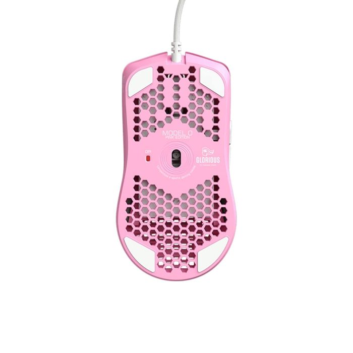 ماوس قيمنق glorious model o pink rgbماوس العاب كمبيوتر من بين افضل ماوس جيمنق صمم خصيصا لاقوى الالعاب
