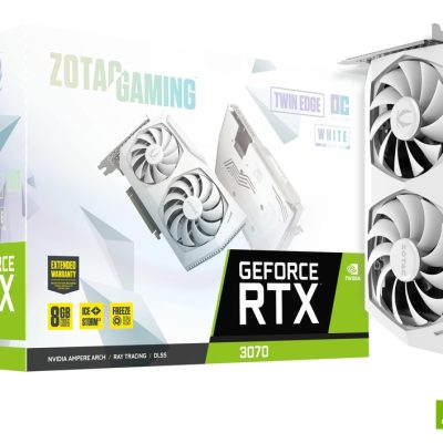 كرت شاشة ZOTAC GAMING GeForce RTX 3070 Twin Edge OC White Edition