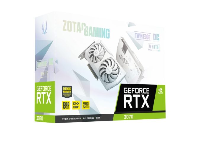 كرت شاشة ZOTAC GAMING GeForce RTX 3070 Twin Edge OC White Edition