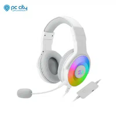 سماعة رأس سلكية للألعاب Redragon H350 Pandora RGB إضاءة خلفية ديناميكية RGB - صوت محيط ستيريو - مشغلات 50 مم - ميكروفون قابل للفصل ، تعمل سماعات الرأس فوق الأذن لأجهزة الكمبيوتر / PS4 / XBOX One / NS
