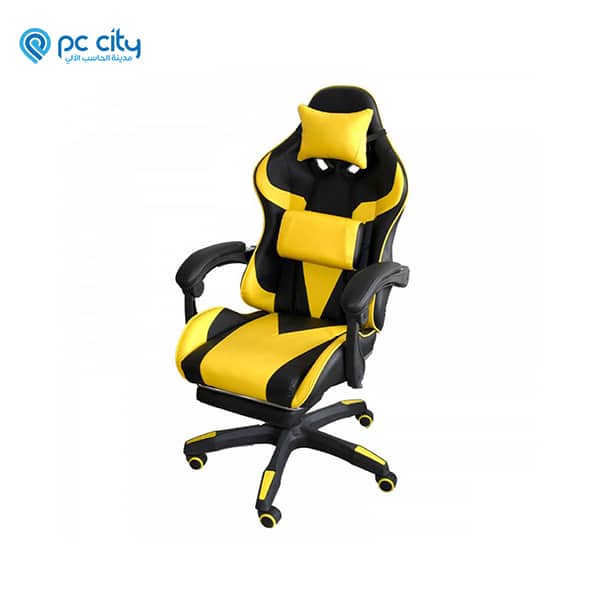 كرسي قيمنق لون أسود و أصفر|مدينة الحاسب الآلي