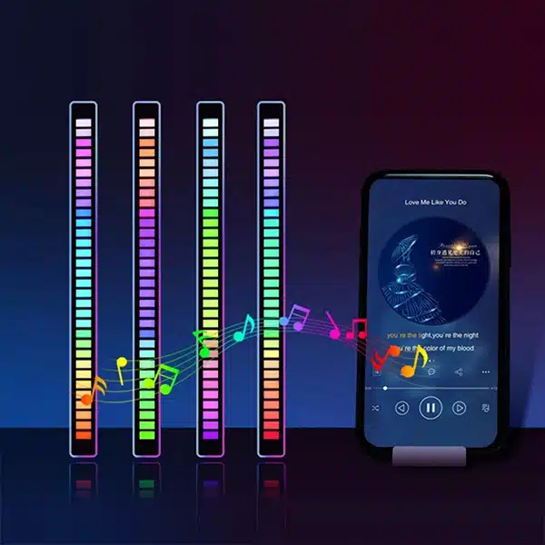 RGB LED Music Sensor Sound Control -سنسور موسيقي RGB -highend -D-10 3D RGB SOUND PICK LIGHT -sensor music rgb متوفر بافضل الاسعار لدي pccity