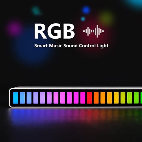 RGB LED Music Sensor Sound Control -سنسور موسيقي RGB -highend -D-10 3D RGB SOUND PICK LIGHT -sensor music rgb متوفر بافضل الاسعار لدي pccity