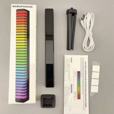 RGB LED Music Sensor Sound Control - سنسور موسيقي RGB - highend - D-10 3D RGB SOUND PICK LIGHT