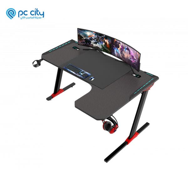 Gaming table L140 RGB-طاولة ألعاب highend في 140اضاءة متغيرة الالوان - طاوله قيمنج -طاوله قيمنج -افضل طاوله العاب - طاوله العاب متغيرة الالوان