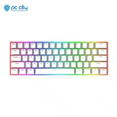 Keyboard 60٪ تخطيط سلكي: تصميم Redragon جديد بنسبة 60٪ في الوضع السلكي فقط بسبب الطلب الشائع. 61 مفتاحًا مضادًا للظلال لتصميم فائق الصغر وأضيق الحدود.