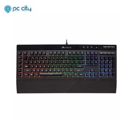 لوحة مفاتيح Corsair Gaming K55 RGBلوحة مفاتيح و هي افضل كيبورد قيمنق صممت من اجل متعتكم في العاب الكمبيوتر ماذا تنتظر اطلب الان من مدينة الحاسب الالي
