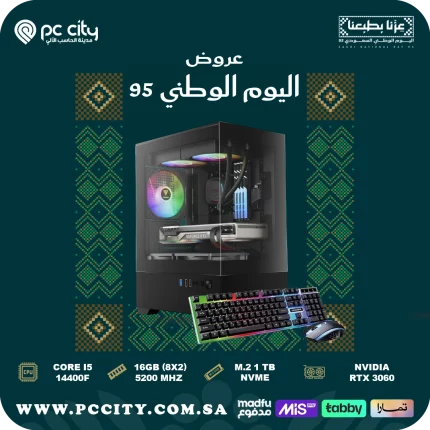 ‏‏بي-سي-core-i5-14400f-rtx-3060 -12gb-RAM 16GB