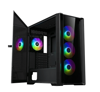 ⁦كيس العاب AIR DAYNAMIC 5000X EATX Gaming case highend⁩ - الصورة ⁦6⁩