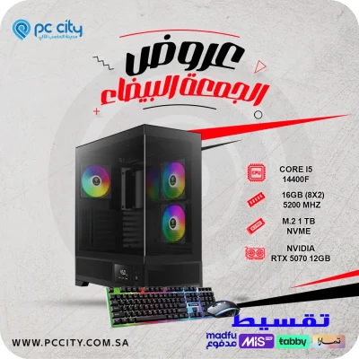 ‏‏بي-سي-core-i5-14400f-rtx-5070 - 12gb