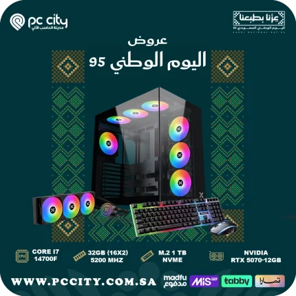‏‏بي-سي-core-i7-14700f-rtx-5070-12gb-32gb ram ddr5