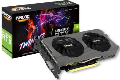 كرت شاشة INNO3D RTX 3050 8GB TWIN X2