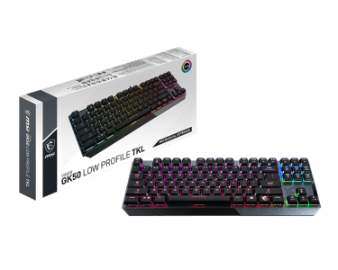 MSI KEYBOARD GAMING VIGOR GK50 LOW PROFILE TKL