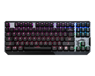 ⁦MSI KEYBOARD GAMING VIGOR GK50 LOW PROFILE TKL⁩ - الصورة ⁦3⁩