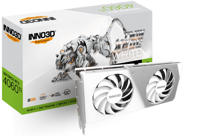 INNO3D RTX 4060 Ti 8GB TWIN X2 OC WHITE