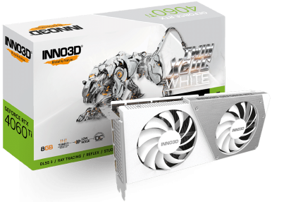 INNO3D RTX 4060 Ti 8GB TWIN X2 OC WHITE