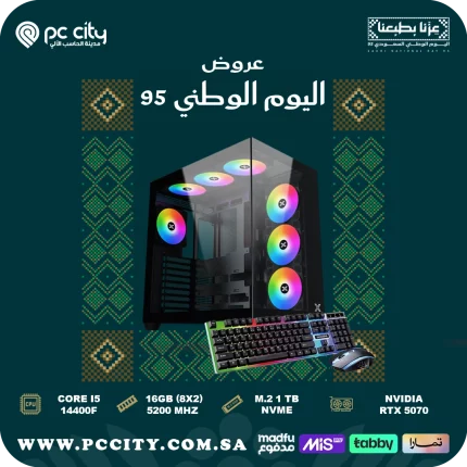 ‏‏بي-سي-core-i5-14400f-rtx-5070-12gb-16gb ram ddr5