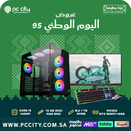 ‏‏بي-سي-core-i5-14400f-rtx-5060ti-16gb-led 200hz